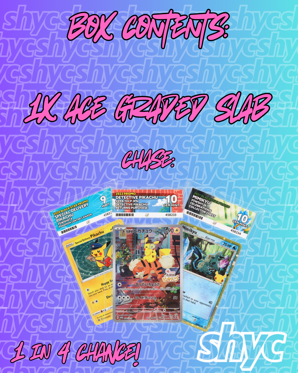 SHYC Pokemon Mystery Collection Box