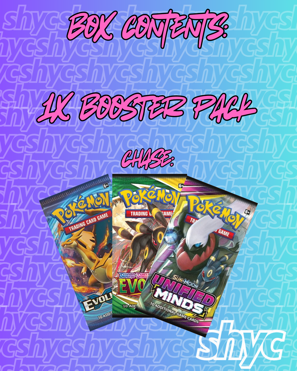 SHYC Pokemon Mystery Collection Box