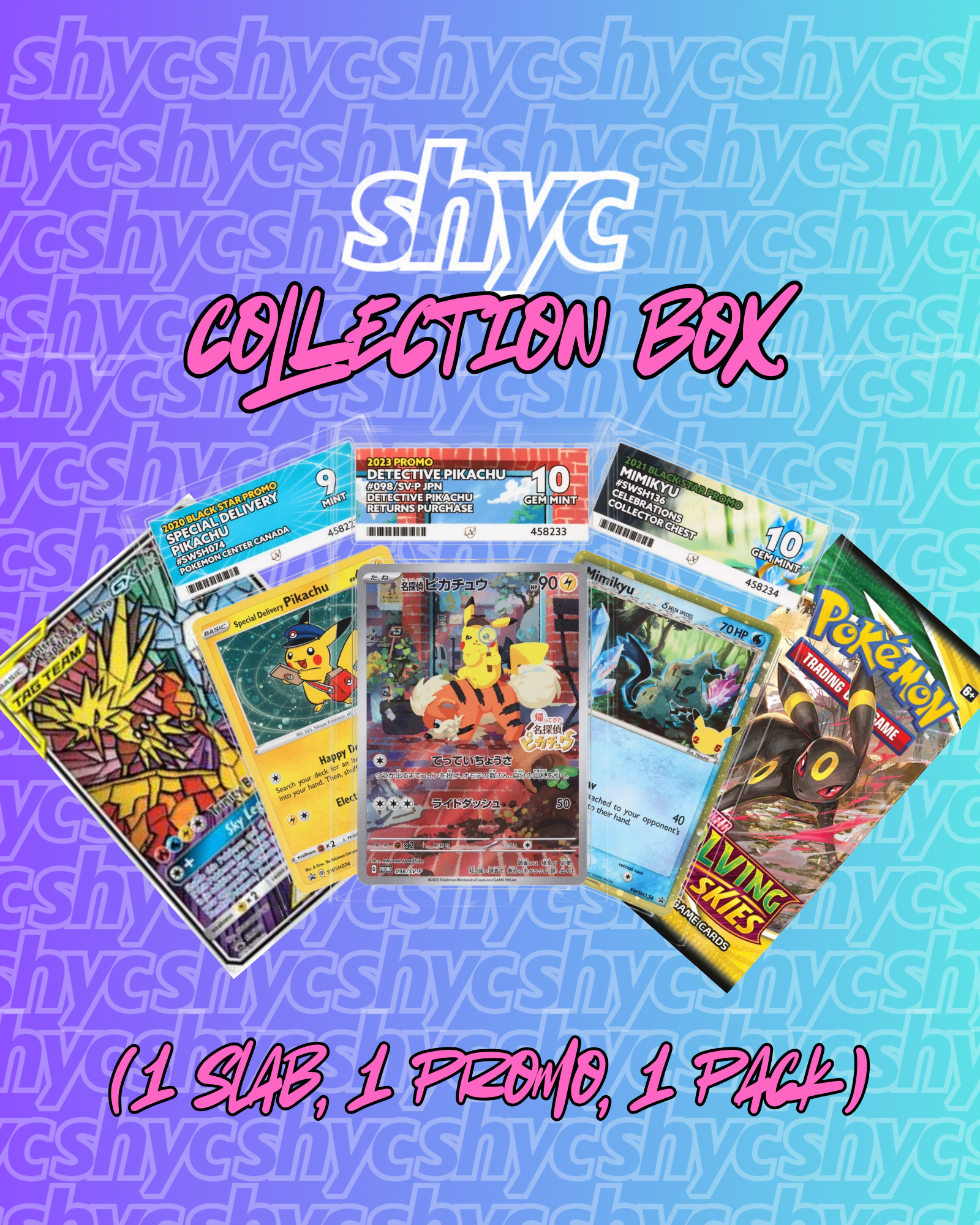SHYC Pokemon Mystery Collection Box